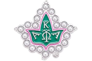 MELIX HOME Paraphernalia Sorority Gifts Brooch Pin Sorority Gifts for Women Pink Pearl Brooch Pin graduation gift