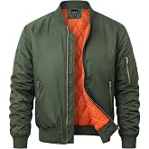 MAGNIVIT Men's Bomber Jacket Fall Winter Military Jacket and Coats Outwear