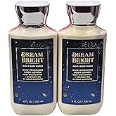 Bath and Body Works Body Lotion, Set of 2, 8oz Each (Dream Bright)