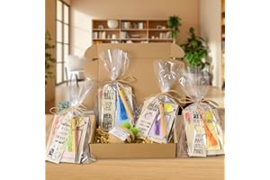 GOGREENWOVEN 12 PCS Personalized Teacher Appreciation Gifts in Bulk - Teacher Desk Name Gifts with 4 Sticky Note Pad Holders & 4 Bookmarks & 4 Bamboo Pens & 2 DIY Letter Stickers