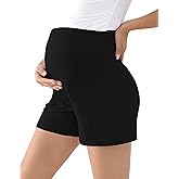 BRATUC Maternity Pajama Shorts Viscose from Bamboo Pregnancy Lounge Shorts Soft Stretchy Comfy Maternity Clothes