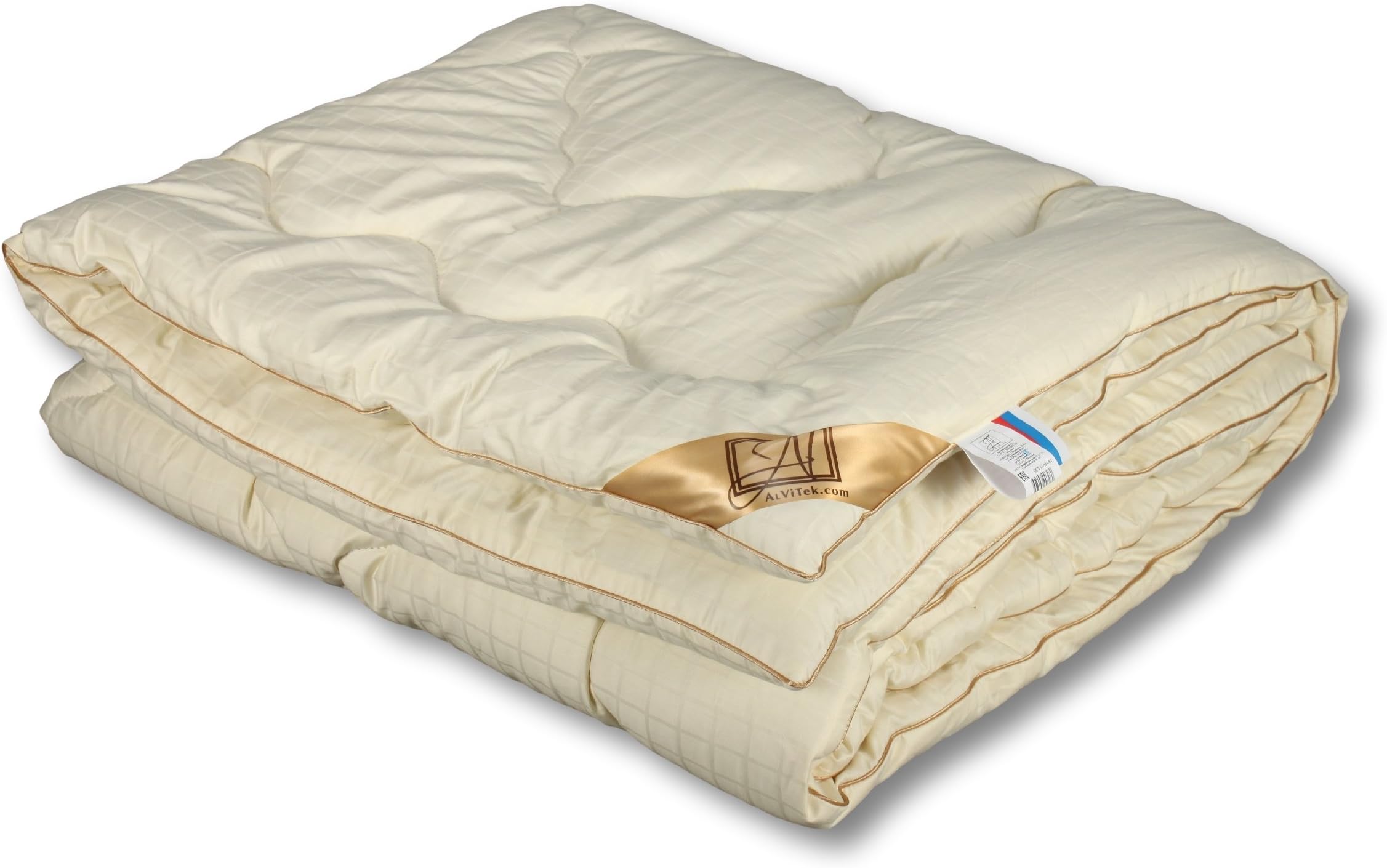 Smart And Cozy MODERATO Merino Wool 100% Organic Classic Comforter with Merino Wool Filler (Full XL/Twin 55''x81'')