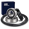 XiKe 4036ER2003A, 4036ER4001C, 4280FR4048C and 4280FR4048K Front Load Washer Tub Bearing ＆ Seal Kit Rotate Quiet and Durable, Replacement for LG and Kenmore Etc.