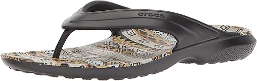 クロックス ビーチサンダル クラシック グラフィック フリップ 4928 メンズ Black Khaki 25 Cm Crocs クロックス ビーチサンダル Amazon
