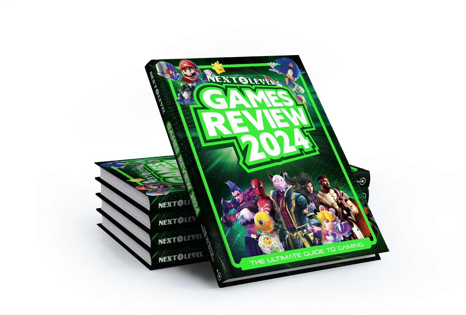 Next Level Games Review 2024: A bumper, illustrated, and annual gaming guide packed with over 150 video games – plus a special eSports chapter – the perfect gift for teens and adults!