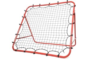 Morimoe Soccer Rebounder Net,Adjustable,Easy Set Up,Steel Frame,40X40-inch