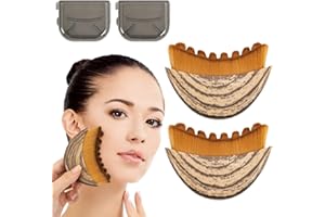 Lymphatic Contour Face Brush, 2 PCS Lymphatic Drainage Face Tool for Women, Lymphatic Face Brush Ideal for Face, Chin & Jaw S