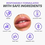 Wonderskin Lip Gloss Clear Glitter Hydrating High Shine Finish Nail view 7