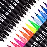 Laconile 120 Dual Tip Brush Pens 0.4mm Fineliner 2mm Brush 120 Colors view 2