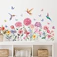 Watercolor Fairy Wall Decal Stickers - Removable Vinyl Garden Fairy & Butterfly Decor For Kids Room - View #7
