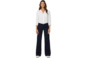 NYDJ Women's Teresa Trouser Wide Leg Jeans in Premium Denim - Elegant Trouser Jeans for Women, Perfect for Any Wardrobe