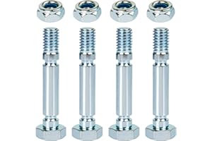 Shuisen Snowblowers Shear Part 303160355P / 303160355 Compatible with Powersmart Snow Blower Shear Pins Set - 4 Pack