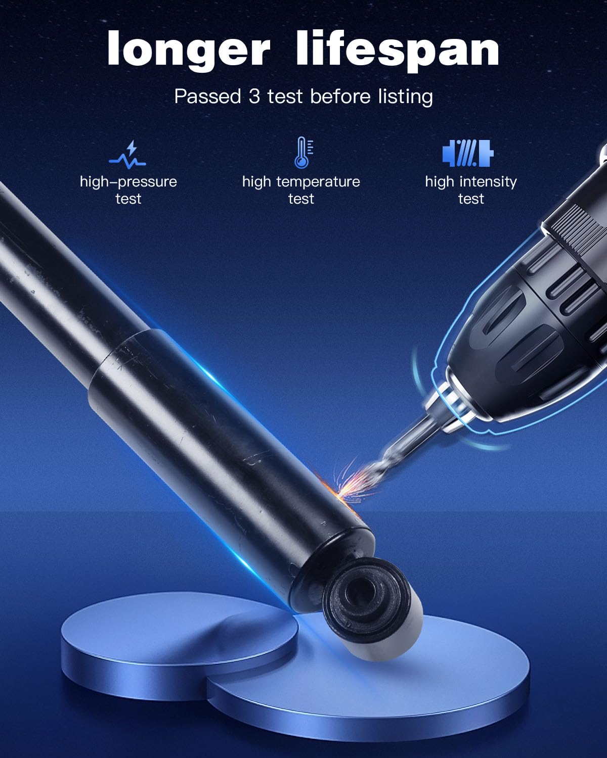 Condition photo showing New/Like New for eccpp shocks struts rear shocks absorbers struts for 2003-2007 for saturn ion 343308-2pcs shocks