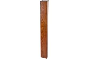 Mail Boss 7124 In- Ground Steel Mounting Mailbox Post, Wood Grain