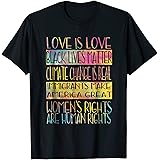 Love Is Love Black Lives Matter Equality Feminist Shirt