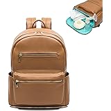 Diaper Bag Backpack Mominside, Leather Backpack for Women, Baby Bag Mommy Bag Fits 13 Inches Laptop, Baby Registry Search, In