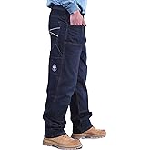 BOCOMAL FR Pants for Men Flame Resistant Duck and Denim Carpenter Pants Fire Retardant Jeans