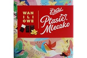 Ptasie Mleczko Chocolate Covered Vanilla Marshmallow (Birds Milk Chocolate), 13.4 Oz.