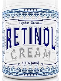 LilyAna Naturals Retinol Cream Moisturizer 1.7 Oz