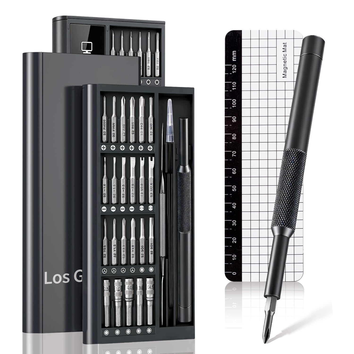 Mini Precision Screwdriver Set 51-in-1: Small Repair Tool Kit with 47 S2 Bits, Magnetic Drawer Case for Laptop, Computer, iPhone, PS5, PS4, Switch, Glasses, Watch & Electronics