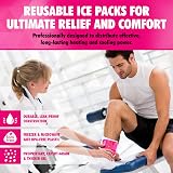 Perfect Remedy Gel Ice Pack 2Pk Reusable Hot Cold Compress Pink Reg view 2