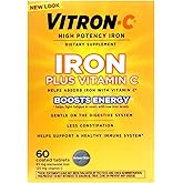 Vitron - C High Potency Iron Supplement Tablets - 60 Ta