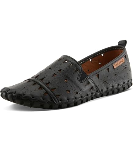 Amazon.com | PIKOLINOS Loafers Leather Jerez for Woman Black