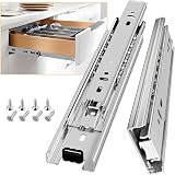 AOLISHENG 250mm Drawer Runners Side Mount Ball Bearing Full Extension 45mm view 1