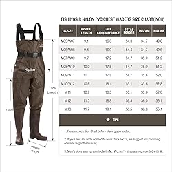 FISHINGSIR Fishing Waders for Men with Boots Womens