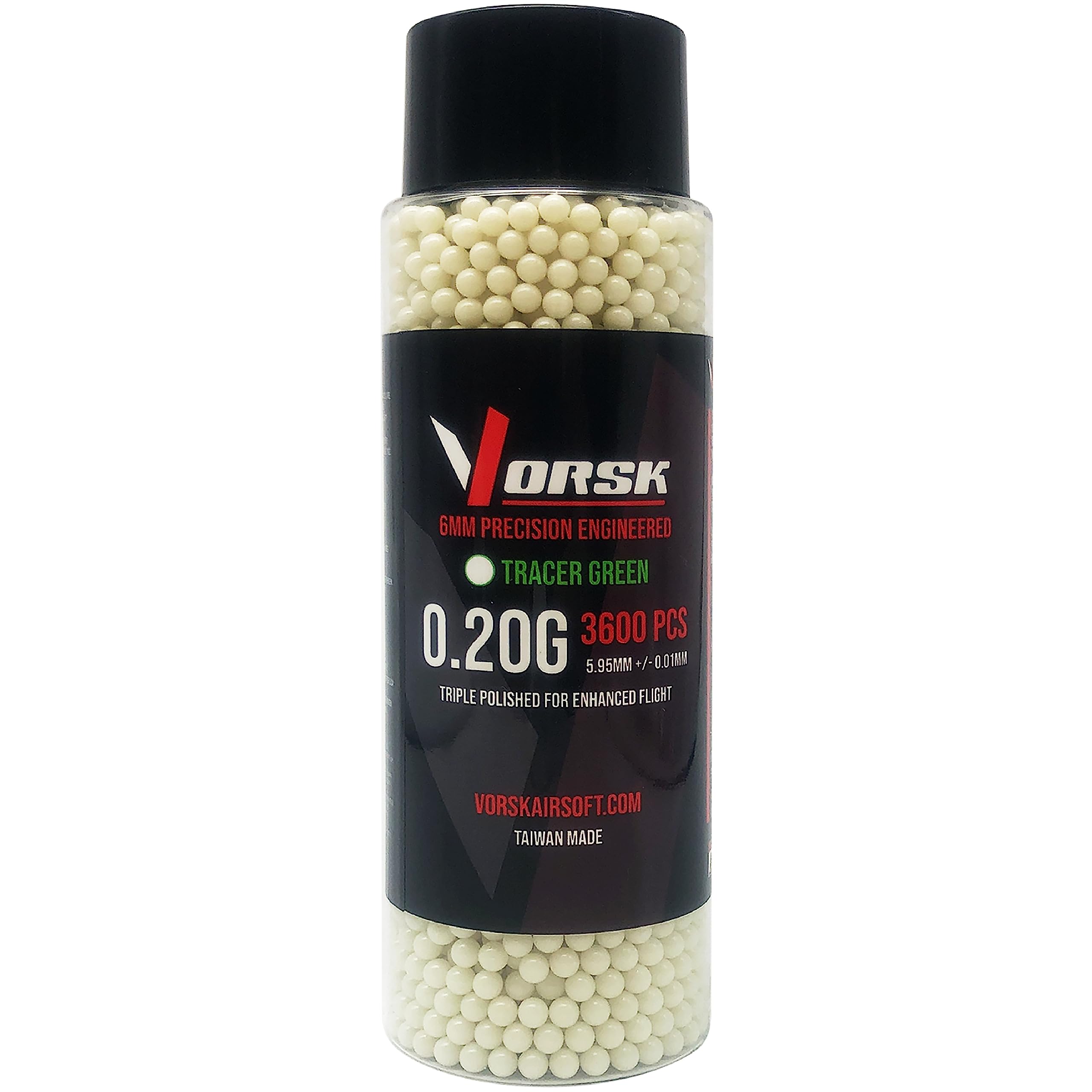 VORSK Tracer BBs - 0.20g - Green, 1100R