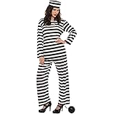 amscan Standard Adult Lady Lawless Prisoner Costume | 3 Ct., X-Large