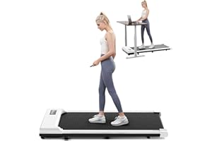 THAILE Walking Pad, Under Desk Treadmill 330 lbs Capacity, 3 in 1 Mini Walking Pad Treadmill for Home, Office with LED Display, 2.5 HP Quiet Treadmill for Small Spaces