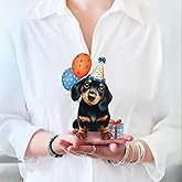 Freshcut Paper Pop Up Cards, Mini Birthday Puppy, 6 Inch Mini Sized 3D Dog Gifts, Popup Greeting Card, Birthday Cards, Paper Dog Cards, Blank Notecard & Envelope