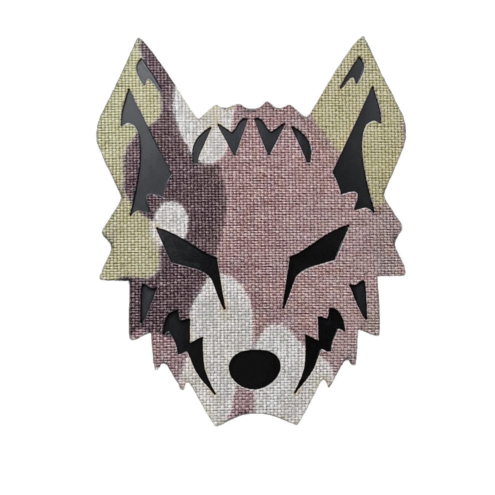 Tactical Wolf Patch Multicam Military Veteran Morale Lasercut