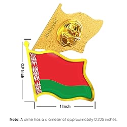 Belarus Flag Lapel Pin - Enamel Metal National