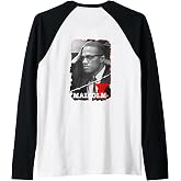 Malcolm X_001_Back Printed Raglan Baseball Tee