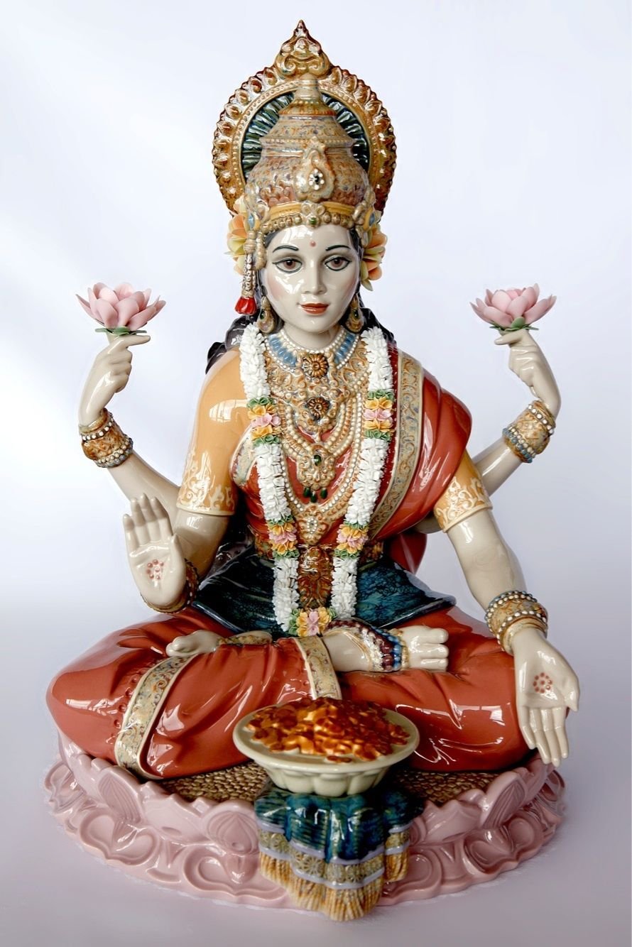 Lladro Lakshmi Goddess Diosa Figure 01001930