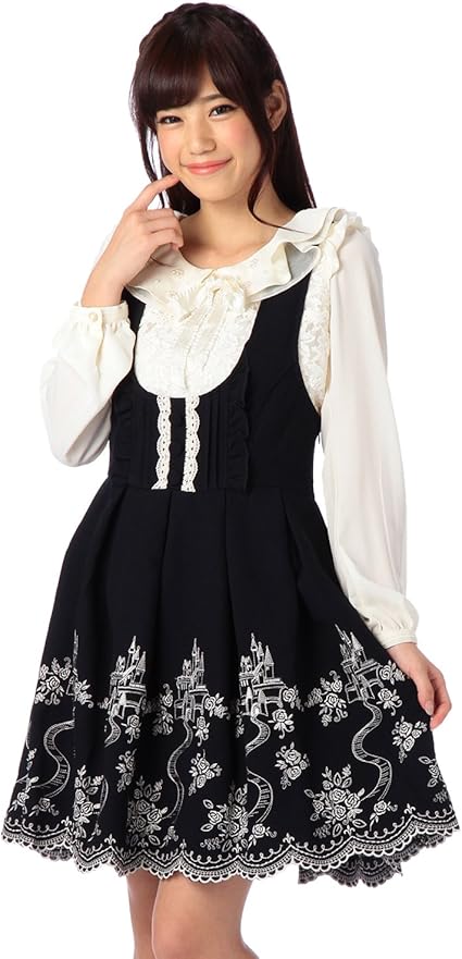 Amazon Co Jp リズリサ ワンピース 142 6029 0 ネイビー 日本 0 Free サイズ 服 ファッション小物