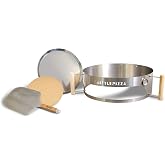KettlePizza Pizza Oven Kit for 26 Inch Weber Kettle Includes Stone &amp; Metal Peel - Weber 26 Pizza Oven
