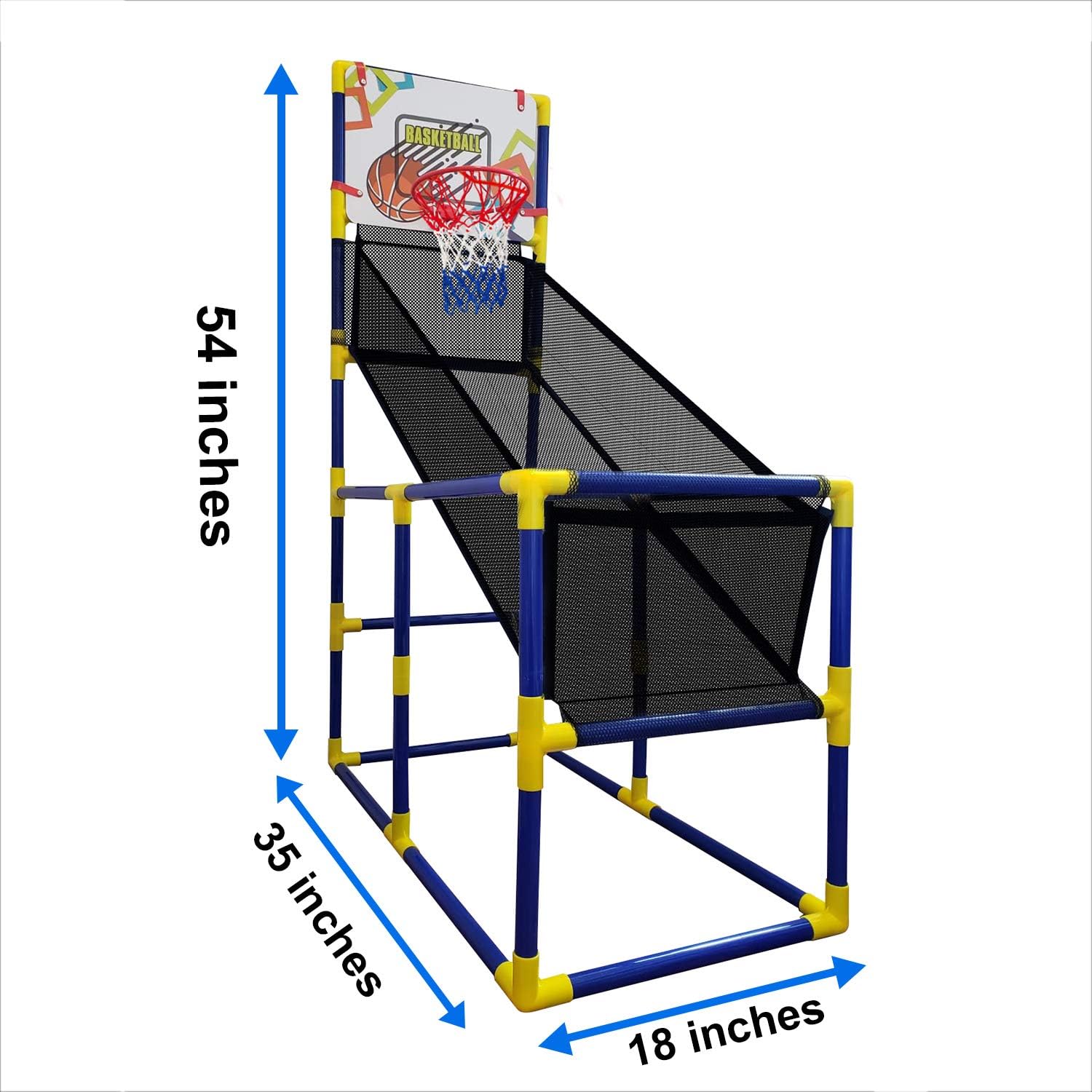 Kids Basketball Hoop / Basketball Arcade Game - +4 Bonus Balls.- Indoor Toy Basketball / Basketball Shooting System, for Toddlers and Children.- Kids Toys / Toy Sports for Boys and Girls Ages 1-14: Toys & Games
