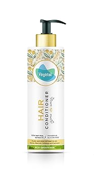 Vegetal Hair Conditioner 200 gms - Made of 100% natural bio-active extracts of Amla, Shikakai & Lemon- Free of Parabens , Silicon & Harmful Chemicals