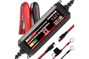 MOTOPOWER MP00207A 12V 2Amp Automatic Battery Charger for Lithium Ion Batteries