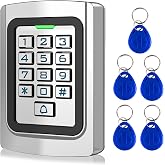 Universal Wired Access Control Keypad, PIN Code &amp; ID Card Metal Door Keypad | 12V DC Door Key pad, IP68 Waterproof, 2000 Users, for Garage Door, Gate Opener, Strike Lock and Access Control Systems