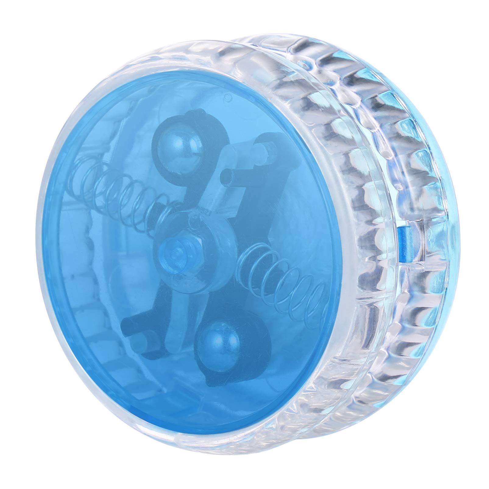 TOYANDONA Flash Yo-Yo Luminous Yoyo with String Plastic LED Light Up Yo Yo LED String Yo-Yo Ball Flashing Responsive Balls for Kids Beginners Party Favors Blue