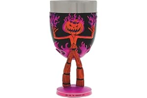 Enesco Disney Showcase the Nightmare Before Christmas the Pumpkin King Decorative Chalice Goblet, 7.09 Inch, Multicolor