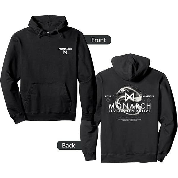 Amazon.com: Monarch: Legacy of Monsters Logo - Officially Licensed Pullover  Hoodie : Clothing, Shoes & Jewelry