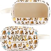 WZMPA Chip Squirrel Cosmetic Bag Dale Lover Gifts Peace Love C＆D Makeup Zipper Pouch Bag Squirrel Merchandise (ove C＆D 2-CMB)