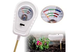BANDQ 3-in-1 Soil Test Kit, Soil Moisture Meter, Soil PH Meter, Fertility Soil Tester, Soil Tester for Garden, Lawn, Farm, Indoor & Outdoor Use (No Battery Required)