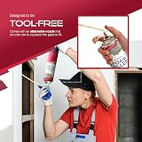 Haltons Expanding Foam Filler 500ml 2 Pack Ready To Use Waterproof Caulk view 6
