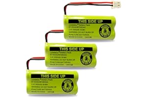 OXWINOU Replacement Battery BT183342/BT283342 BT166342/BT266342 BT162342 / BT262342 BT166342 Compatible with CS6114 CS6419 CS6719 AT&T EL52300 CL80112 CS6719-2 2.4V 400mAh(3 Pack)